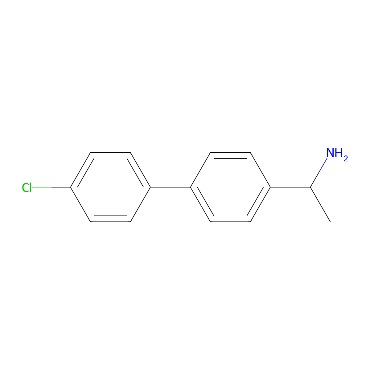 1-(4'-Chloro-[1,1'-biphenyl]-4-yl)ethanamine molecular structure, CAS 1049118-50-4