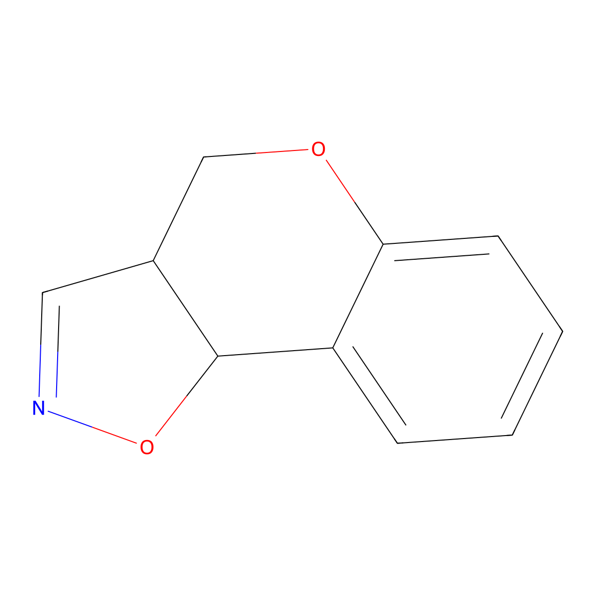 4,9b-dihydro-3aH-chromeno[3,4-d]isoxazole molecular structure, CAS 1049119-59-6