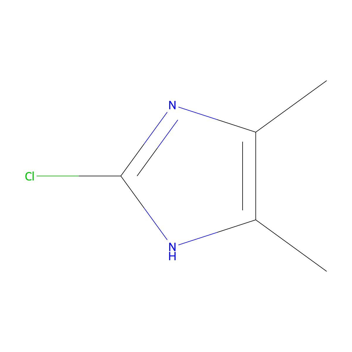 2-chloro-4,5-dimethyl-1H-imidazole molecular structure, CAS 1049126-78-4