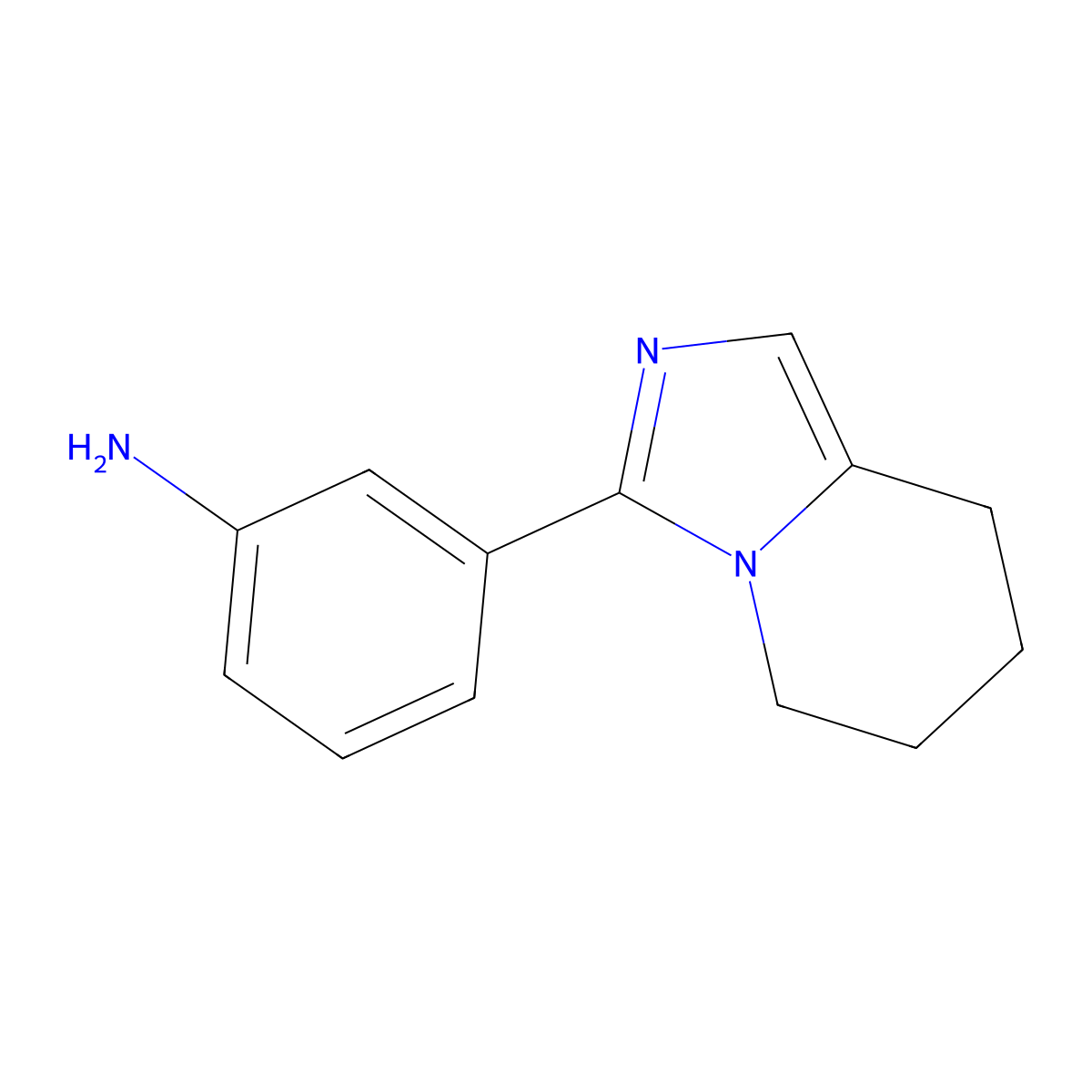 3-{5H,6H,7H,8H-imidazo[1,5-a]pyridin-3-yl}aniline molecular structure, CAS 1049130-67-7