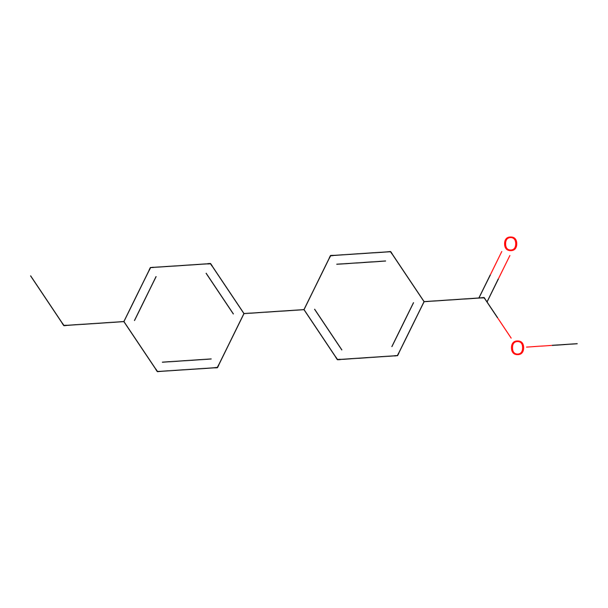 4'-Ethyl-biphenyl-4-carboxylic acid methyl ester molecular structure, CAS 1049130-88-2