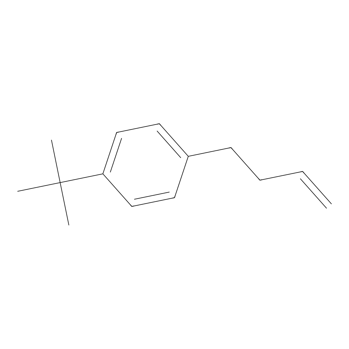 4-(4-Tert-butylphenyl)-1-butene molecular structure, CAS 1049130-91-7