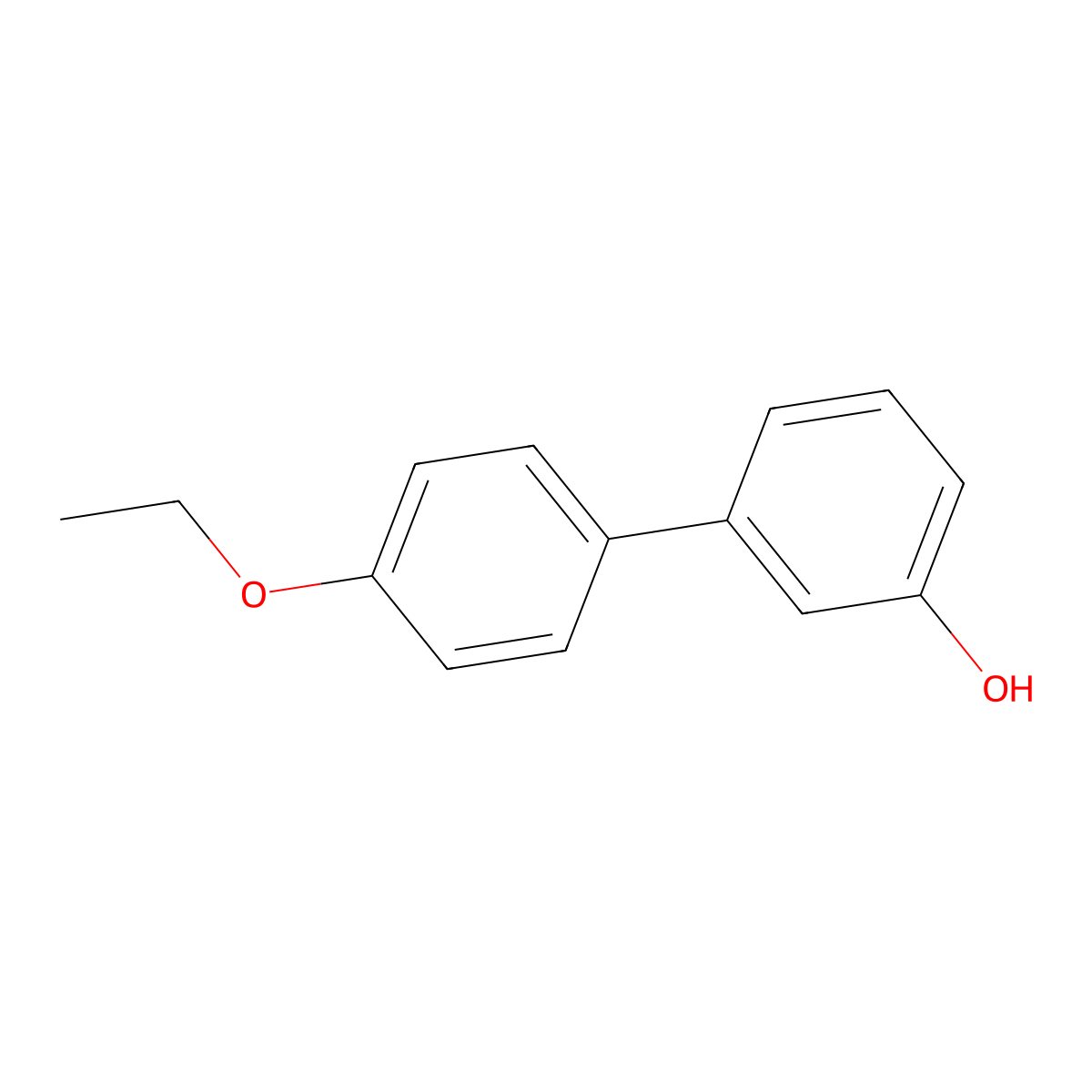 4-Ethoxy-3'-hydroxybiphenyl molecular structure, CAS 1049131-18-1