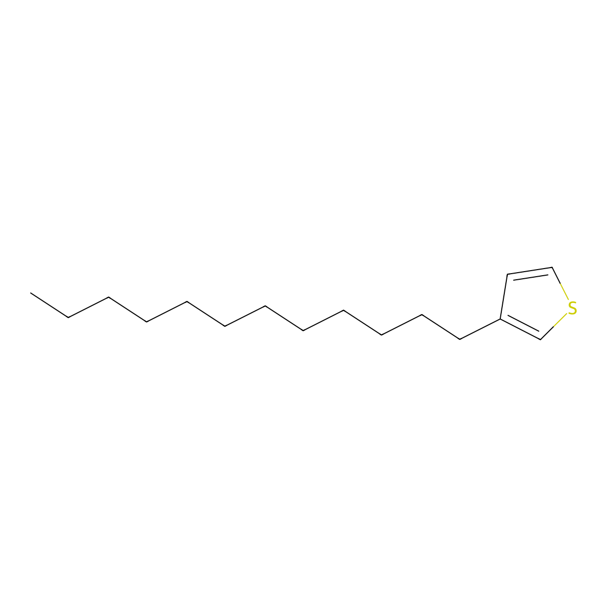 3-Dodecylthiophene molecular structure, CAS 104934-52-3
