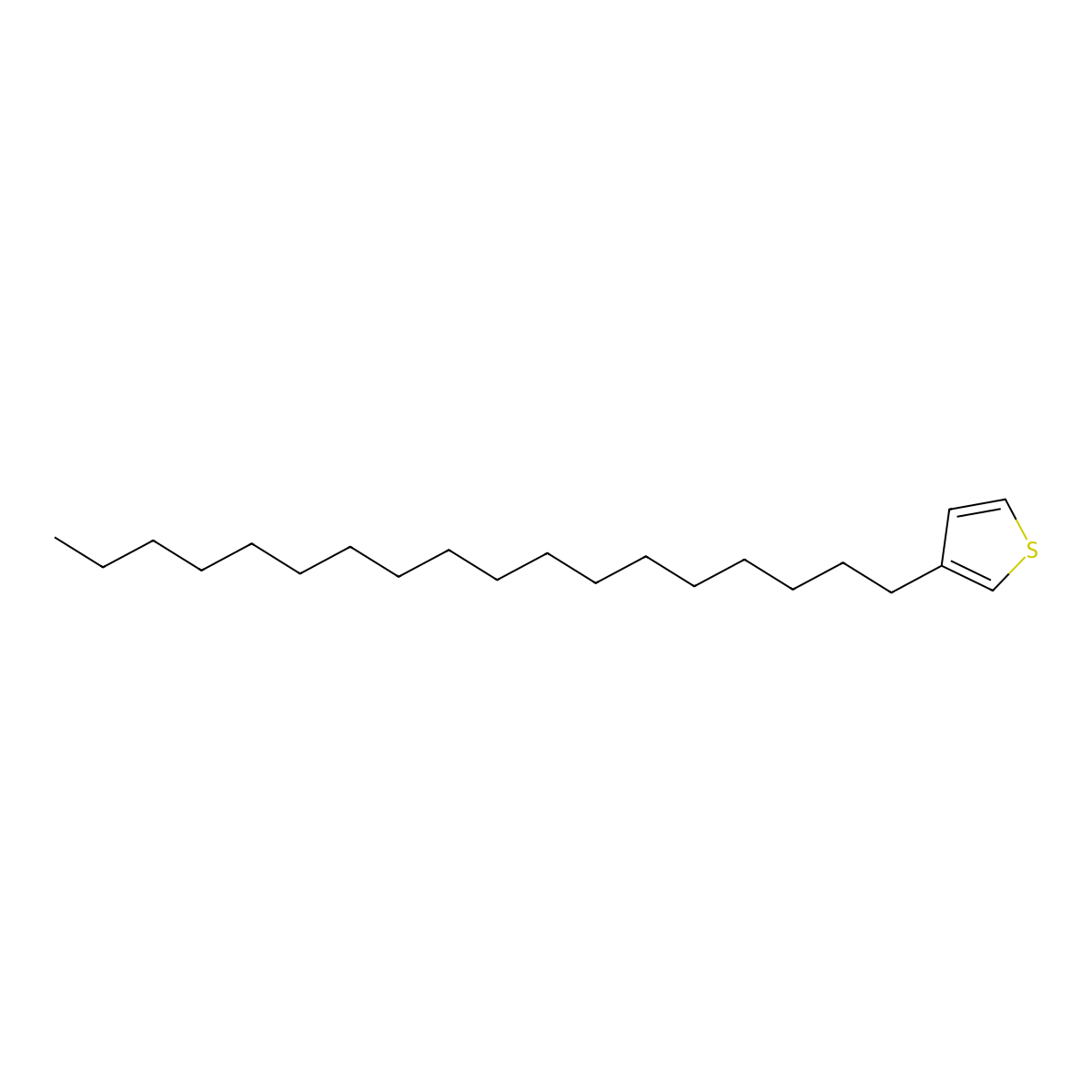 3-Octadecylthiophene molecular structure, CAS 104934-54-5