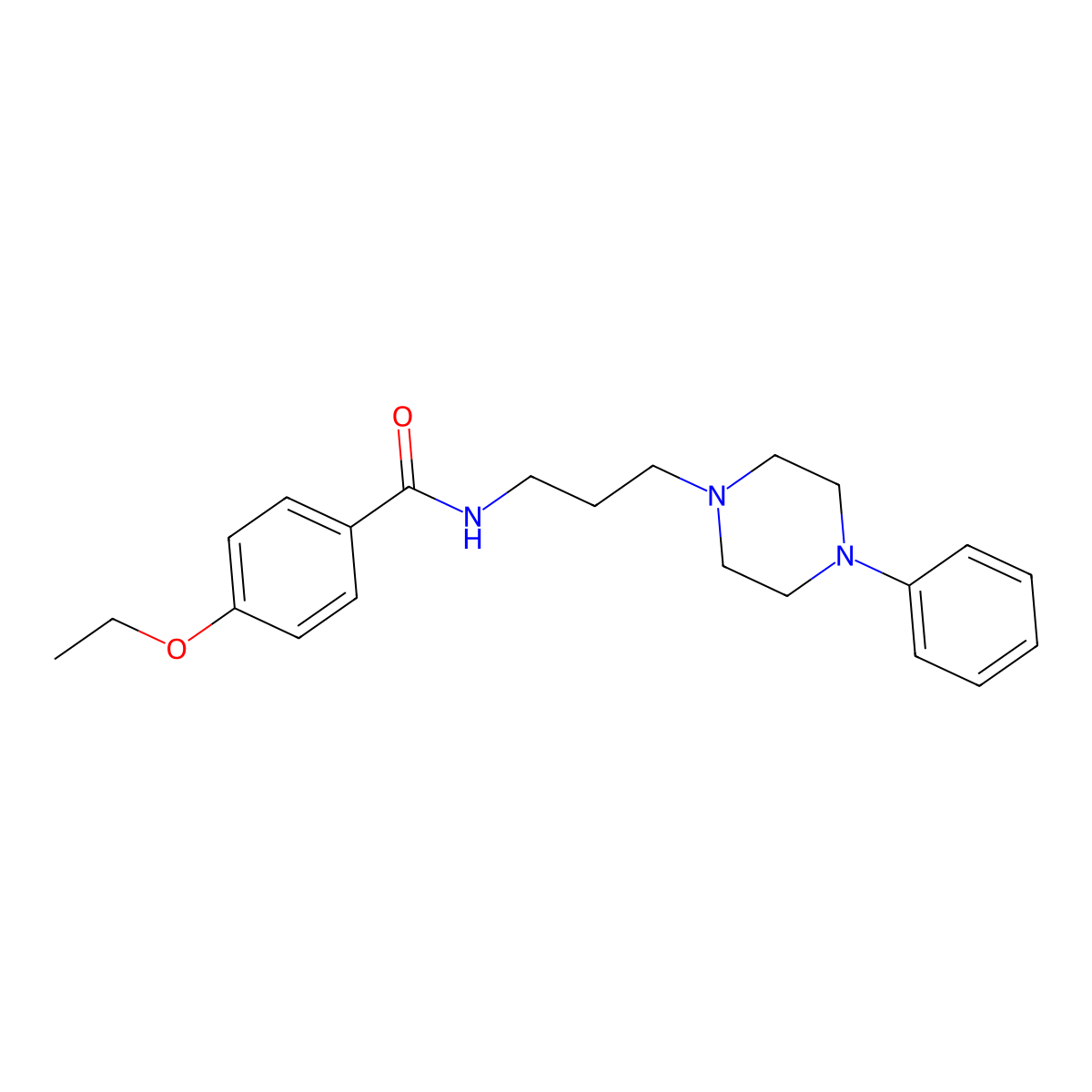 4-ethoxy-N-[3-(4-phenylpiperazin-1-yl)propyl]benzamide molecular structure, CAS 1049374-78-8