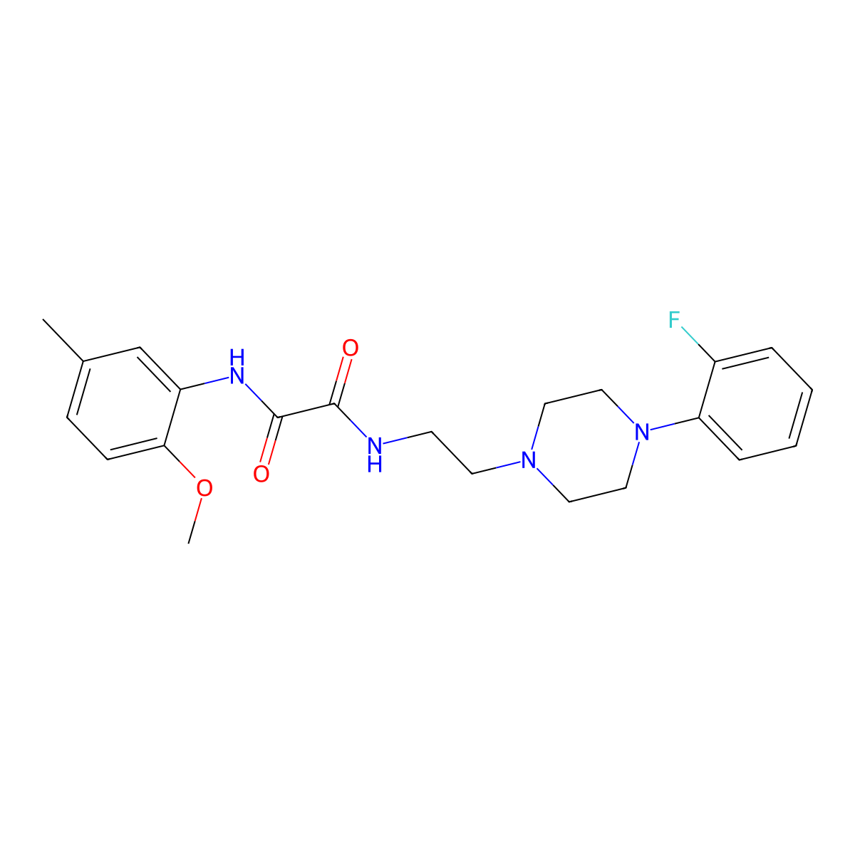 N1-(2-(4-(2-fluorophenyl)piperazin-1-yl)ethyl)-N2-(2-methoxy-5-methylphenyl)oxalamide molecular structure, CAS 1049375-12-3