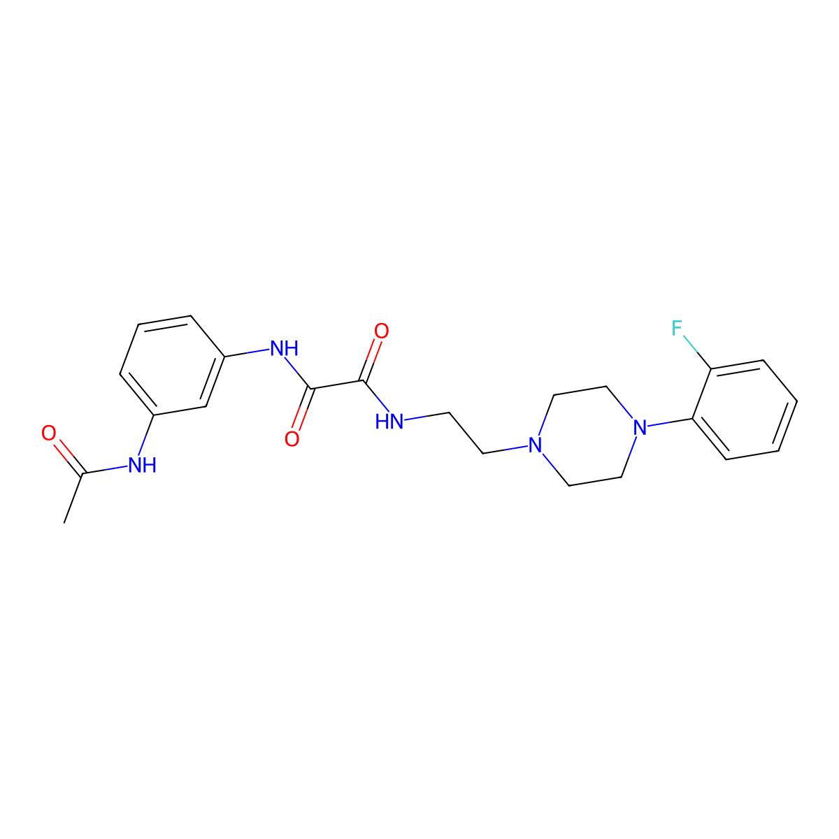 N1-(3-acetamidophenyl)-N2-(2-(4-(2-fluorophenyl)piperazin-1-yl)ethyl)oxalamide molecular structure, CAS 1049376-56-8