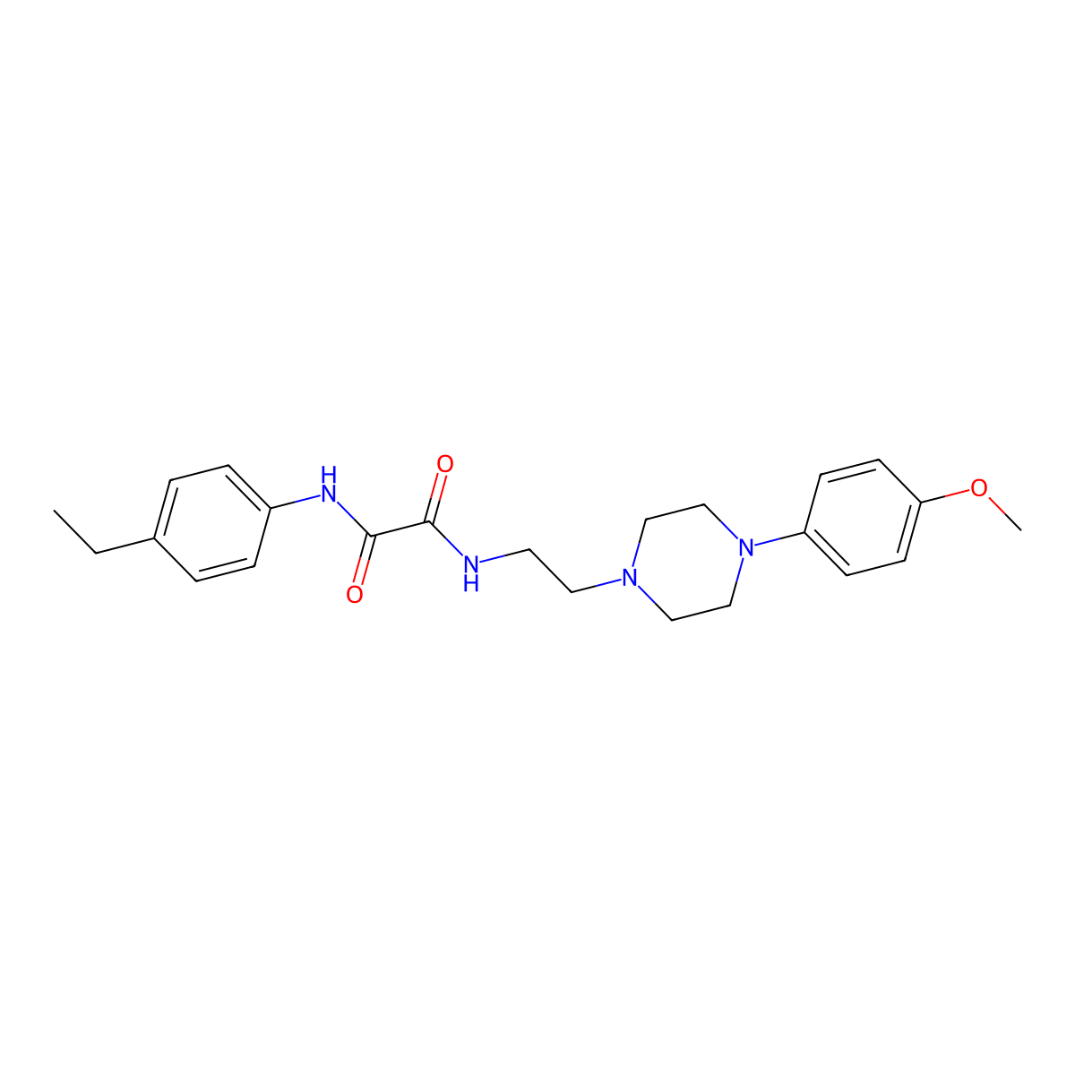 N1-(4-ethylphenyl)-N2-(2-(4-(4-methoxyphenyl)piperazin-1-yl)ethyl)oxalamide molecular structure, CAS 1049418-06-5