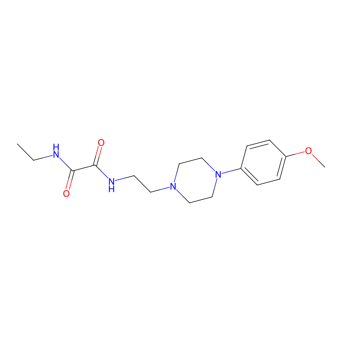 N1-ethyl-N2-(2-(4-(4-methoxyphenyl)piperazin-1-yl)ethyl)oxalamide molecular structure, CAS 1049418-21-4
