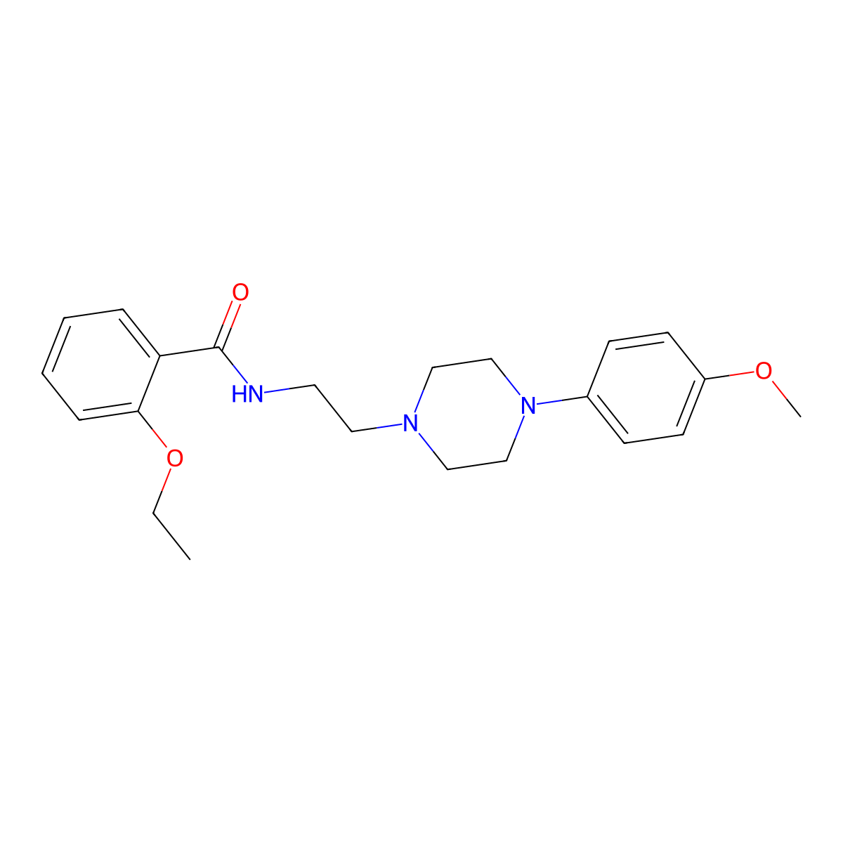 2-ethoxy-N-{2-[4-(4-methoxyphenyl)piperazin-1-yl]ethyl}benzamide molecular structure, CAS 1049438-06-3