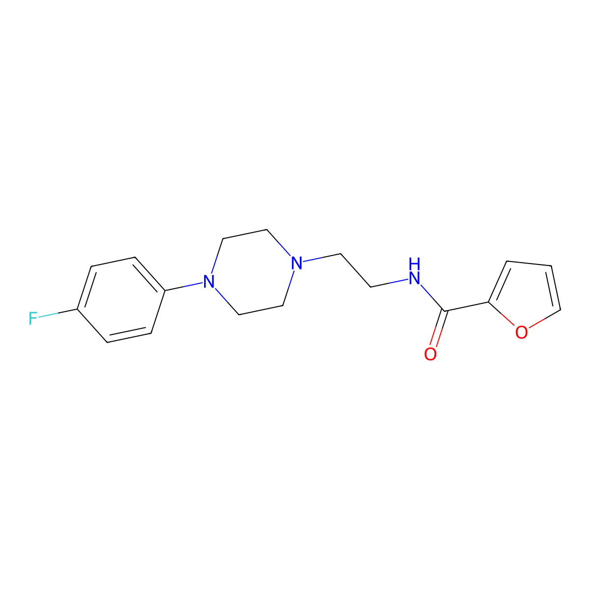 N-{2-[4-(4-fluorophenyl)piperazin-1-yl]ethyl}furan-2-carboxamide molecular structure, CAS 1049440-86-9