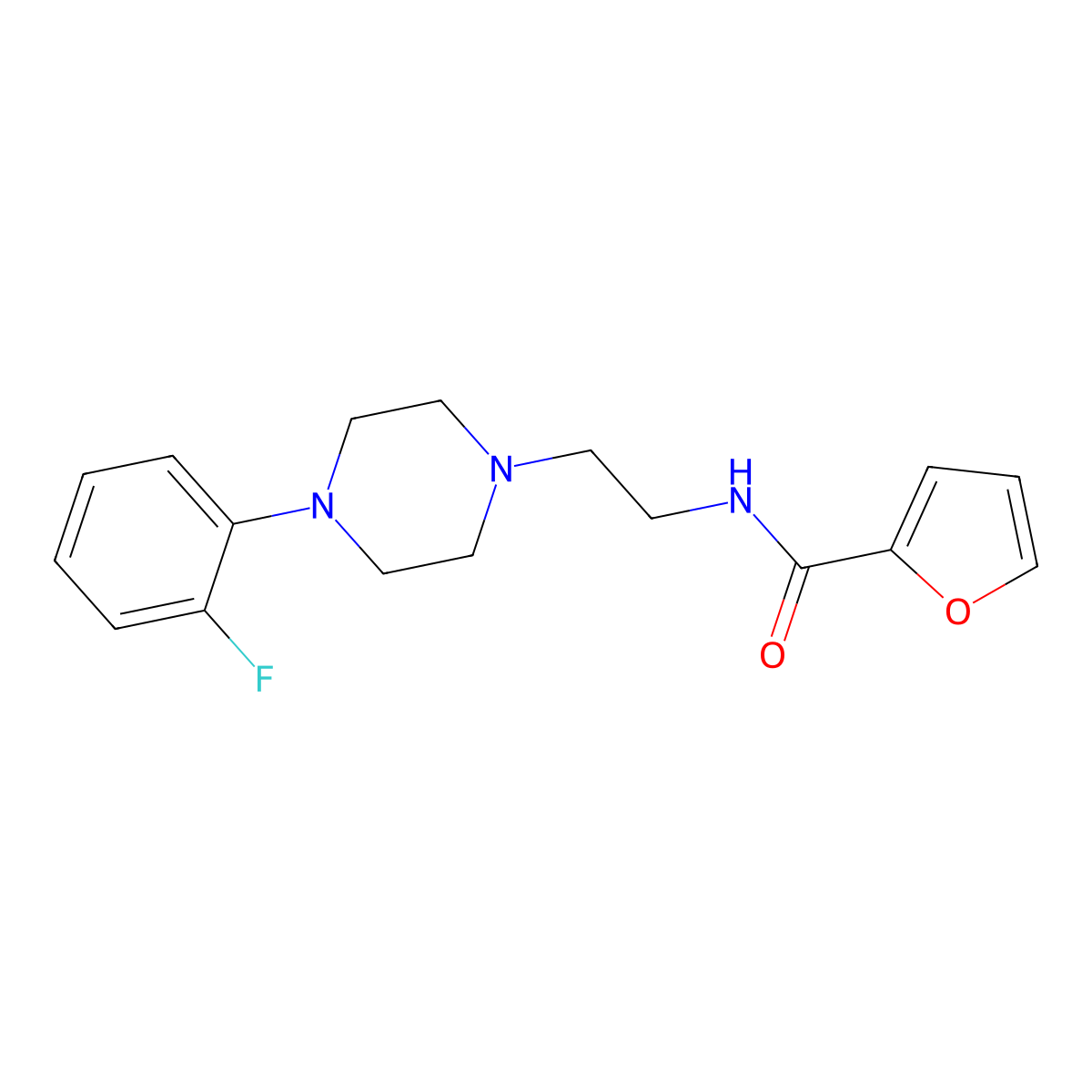N-(2-(4-(2-fluorophenyl)piperazin-1-yl)ethyl)furan-2-carboxamide molecular structure, CAS 1049473-22-4