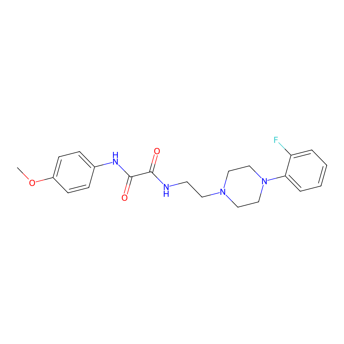 N1-(2-(4-(2-fluorophenyl)piperazin-1-yl)ethyl)-N2-(4-methoxyphenyl)oxalamide molecular structure, CAS 1049475-56-0