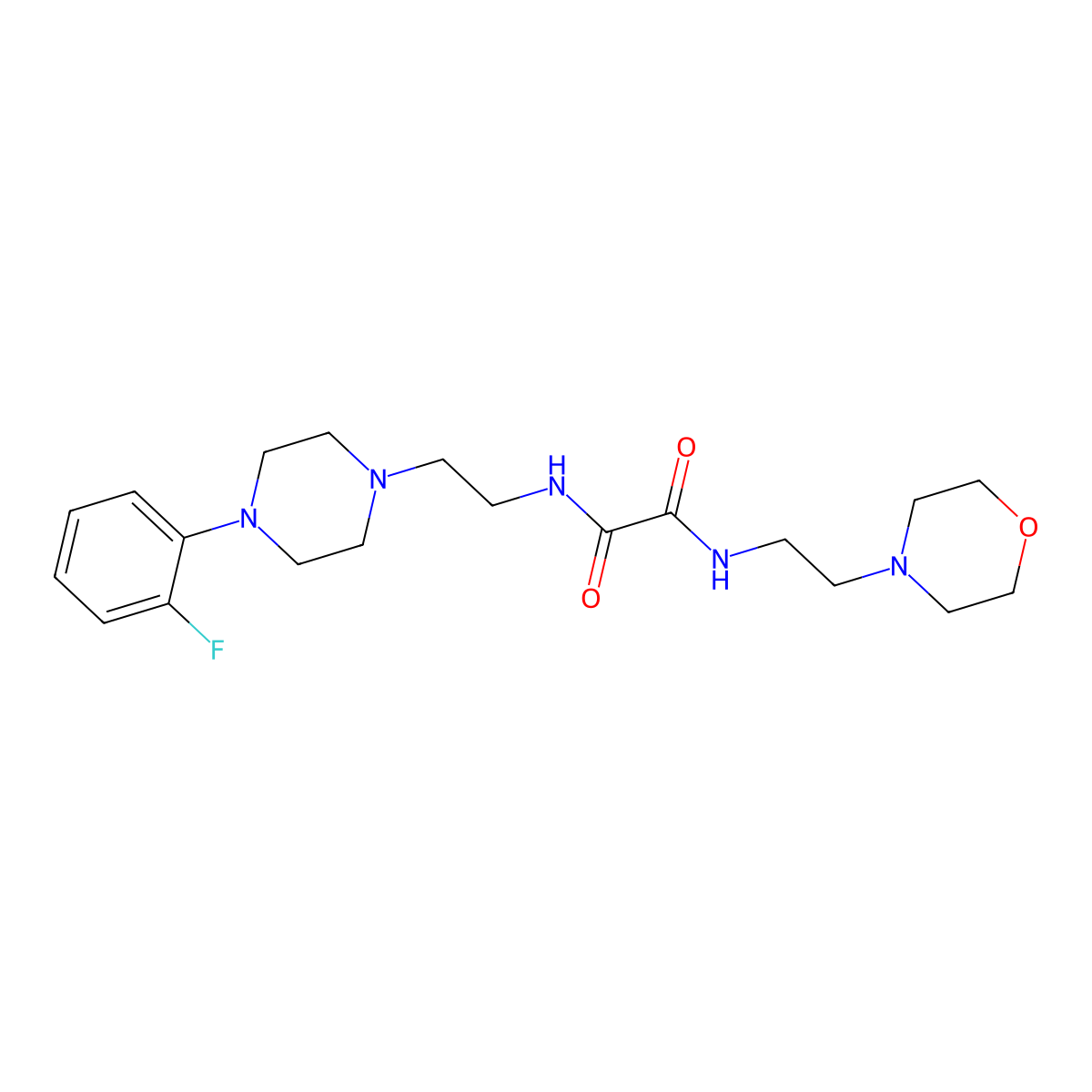 N1-(2-(4-(2-fluorophenyl)piperazin-1-yl)ethyl)-N2-(2-morpholinoethyl)oxalamide molecular structure, CAS 1049475-97-9