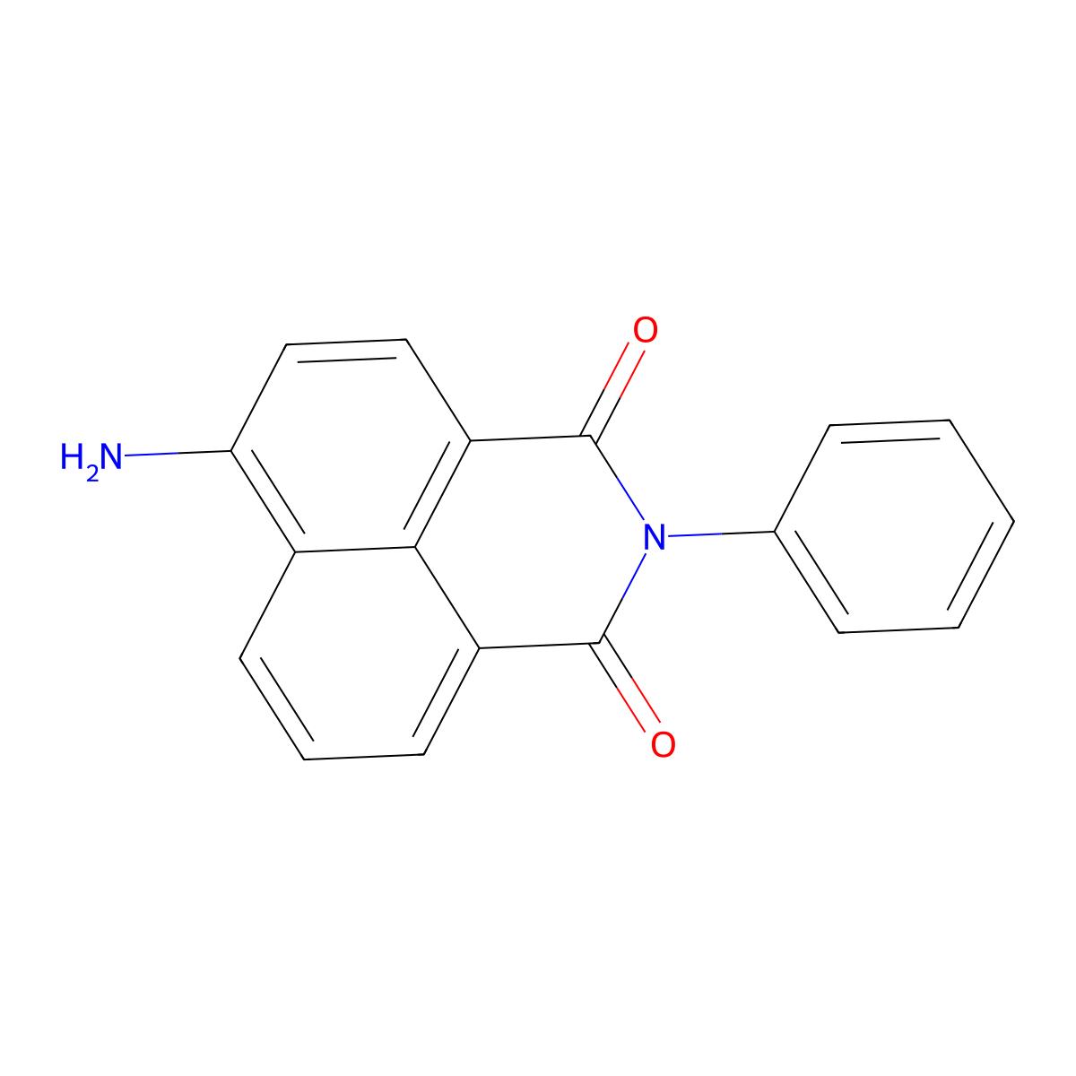 4-Amino-N-phenyl-1,8-naphthalimide molecular structure, CAS 10495-37-1