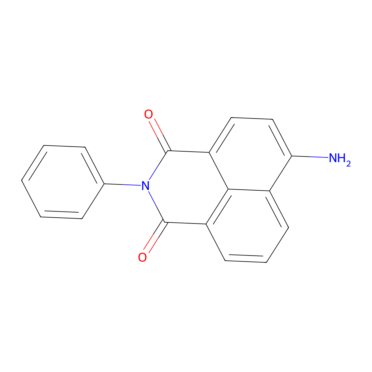 4-Amino-N-phenyl-1,8-naphthalimide molecular structure, CAS 10495-37-1