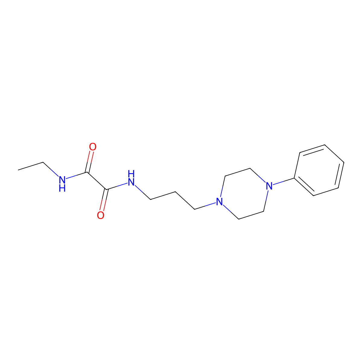 N1-ethyl-N2-(3-(4-phenylpiperazin-1-yl)propyl)oxalamide molecular structure, CAS 1049509-44-5