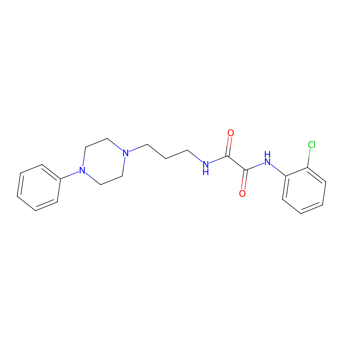 N1-(2-chlorophenyl)-N2-(3-(4-phenylpiperazin-1-yl)propyl)oxalamide molecular structure, CAS 1049509-84-3