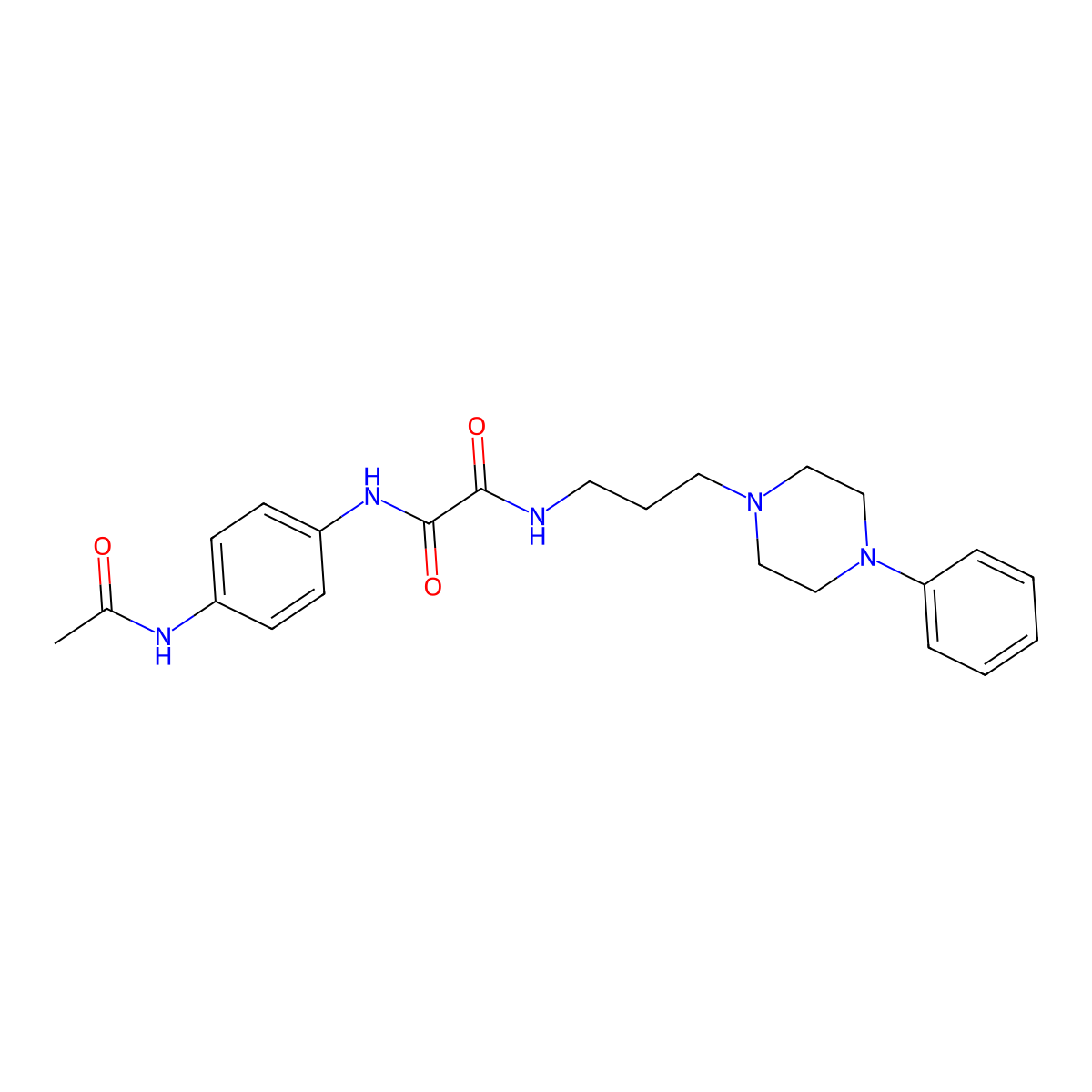 N1-(4-acetamidophenyl)-N2-(3-(4-phenylpiperazin-1-yl)propyl)oxalamide molecular structure, CAS 1049510-16-8