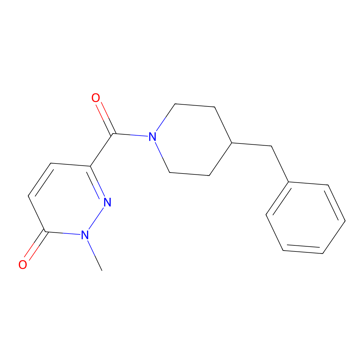 6-(4-benzylpiperidine-1-carbonyl)-2-methylpyridazin-3(2H)-one molecular structure, CAS 1049512-19-7