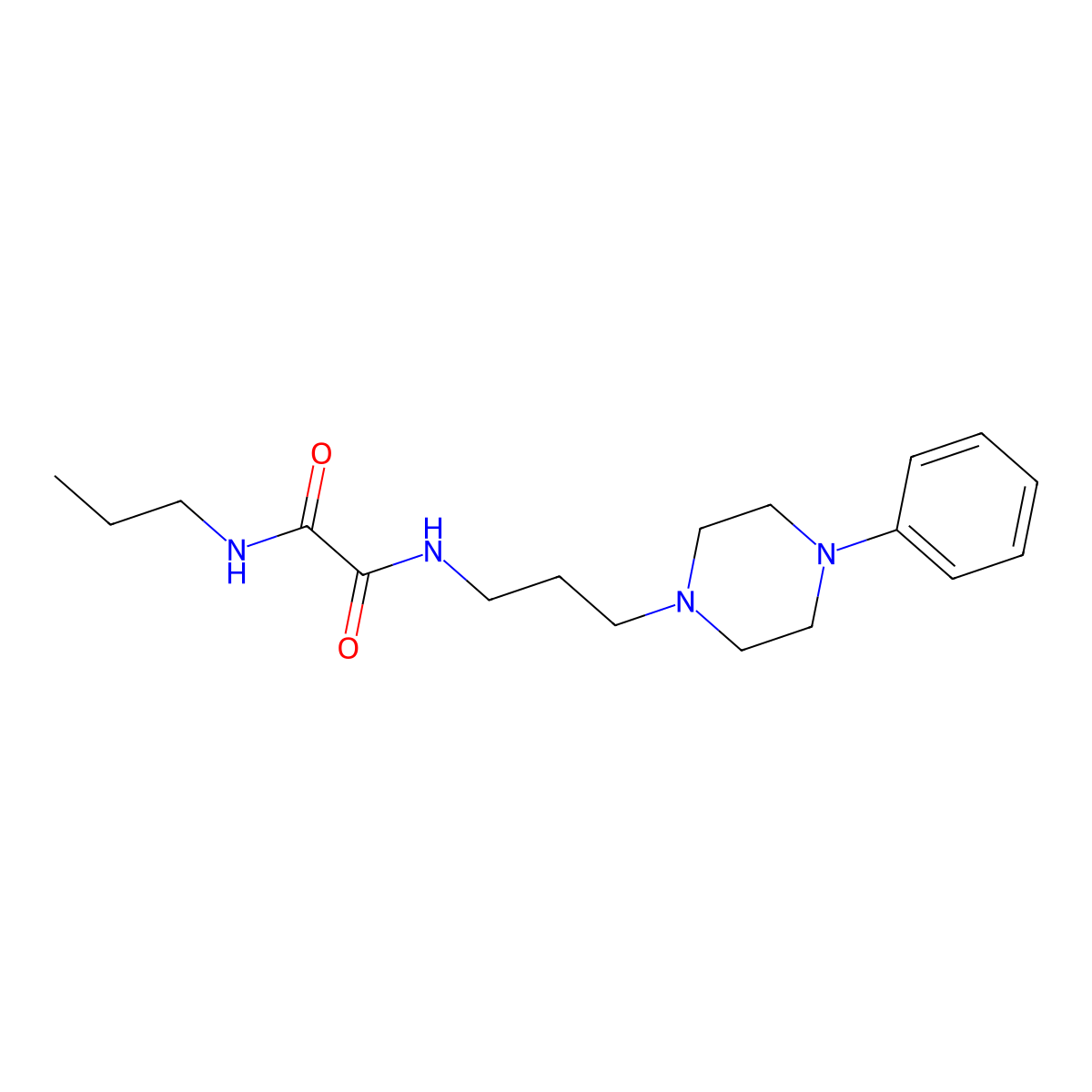N1-(3-(4-phenylpiperazin-1-yl)propyl)-N2-propyloxalamide molecular structure, CAS 1049518-92-4