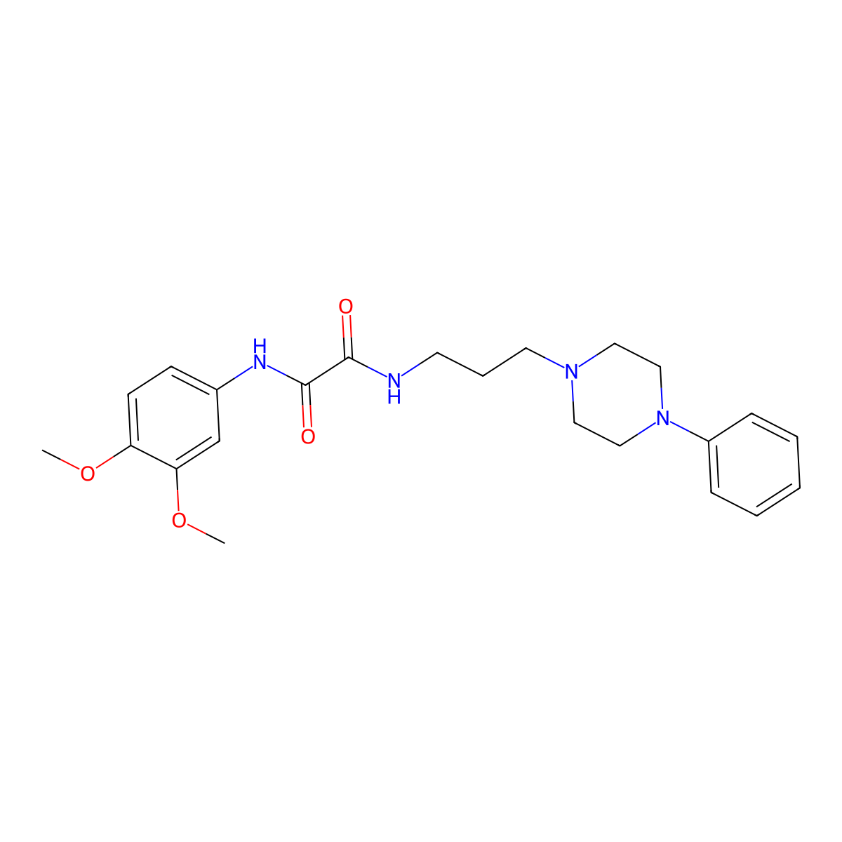 N1-(3,4-dimethoxyphenyl)-N2-(3-(4-phenylpiperazin-1-yl)propyl)oxalamide molecular structure, CAS 1049520-19-5