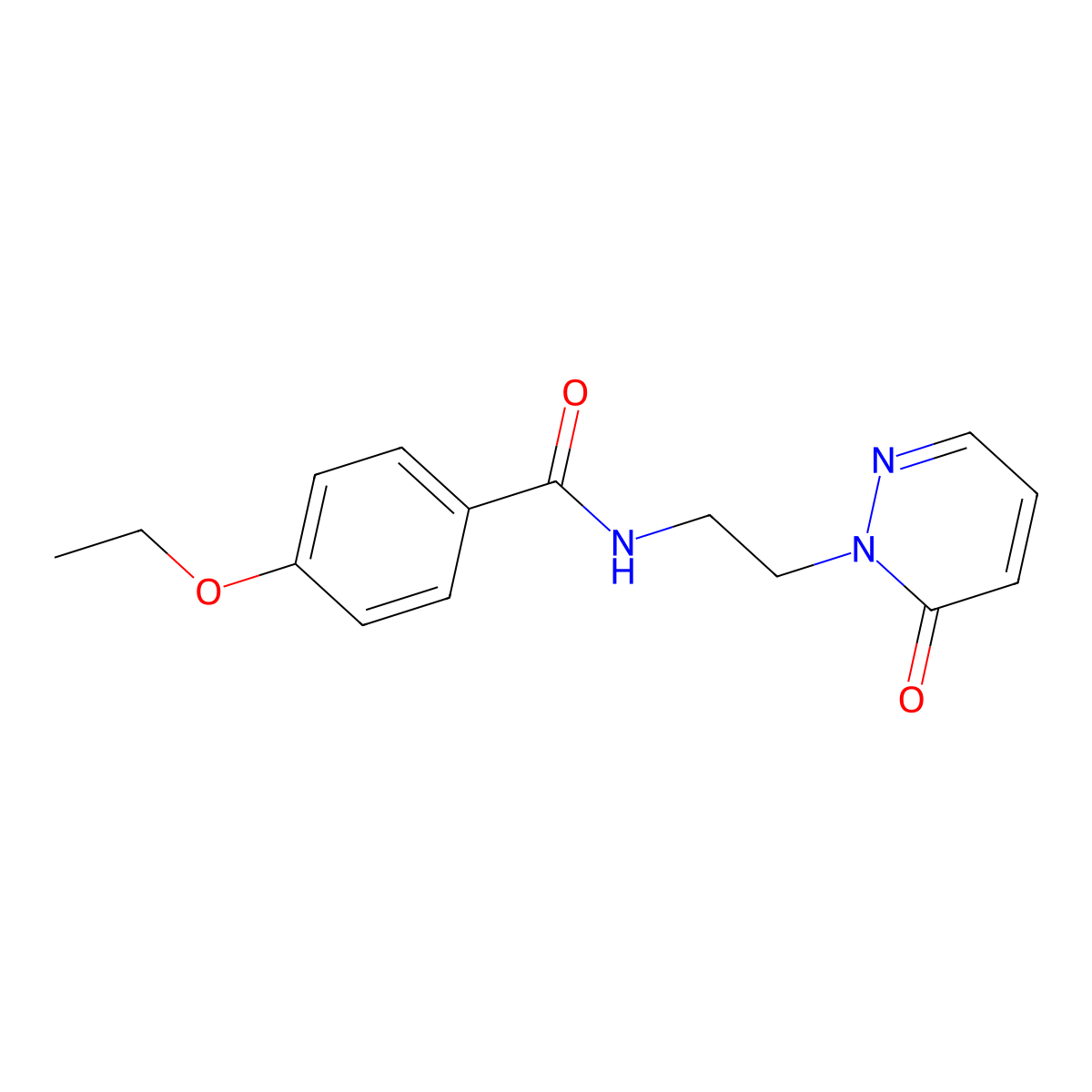 4-ethoxy-N-(2-(6-oxopyridazin-1(6H)-yl)ethyl)benzamide molecular structure, CAS 1049550-49-3
