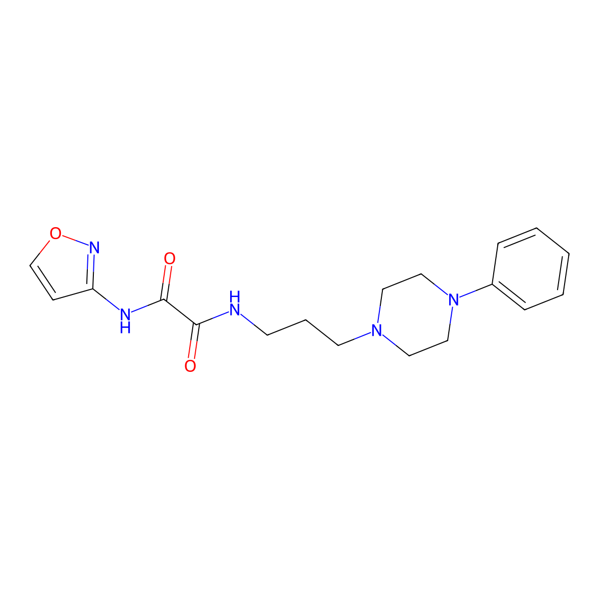 N1-(isoxazol-3-yl)-N2-(3-(4-phenylpiperazin-1-yl)propyl)oxalamide molecular structure, CAS 1049567-50-1