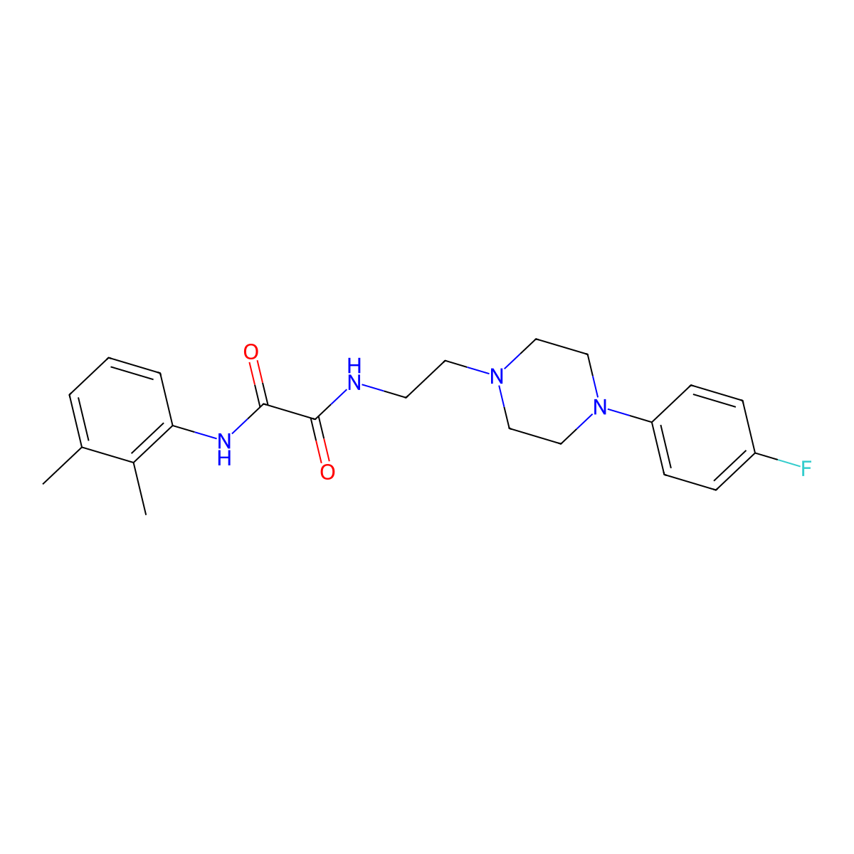 N1-(2,3-dimethylphenyl)-N2-(2-(4-(4-fluorophenyl)piperazin-1-yl)ethyl)oxalamide molecular structure, CAS 1049572-69-1