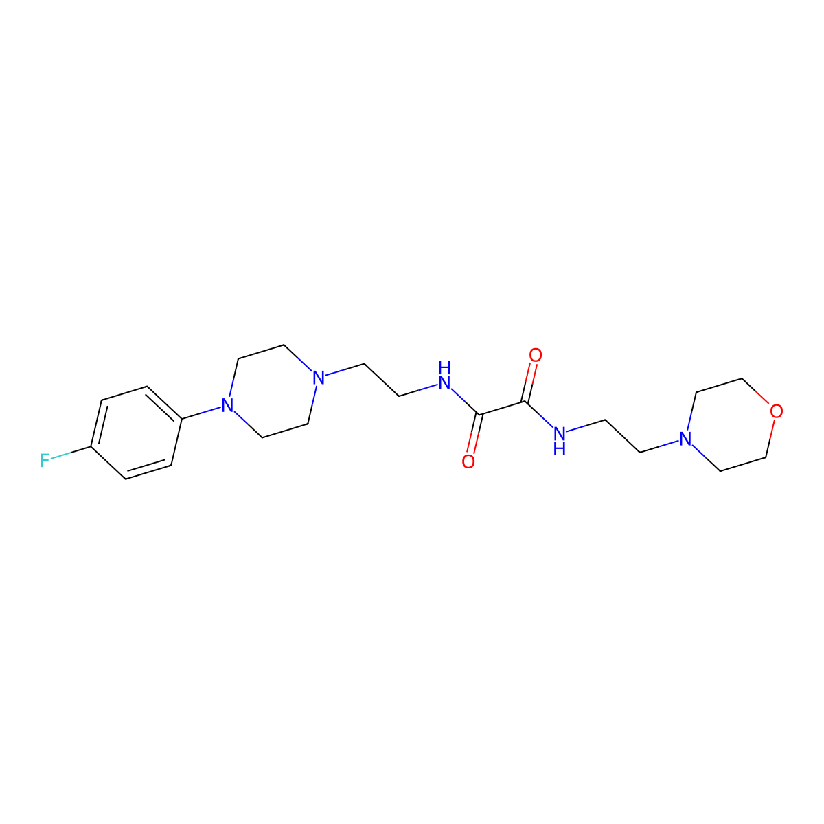 N-{2-[4-(4-fluorophenyl)piperazin-1-yl]ethyl}-N'-[2-(morpholin-4-yl)ethyl]ethanediamide molecular structure, CAS 1049573-26-3