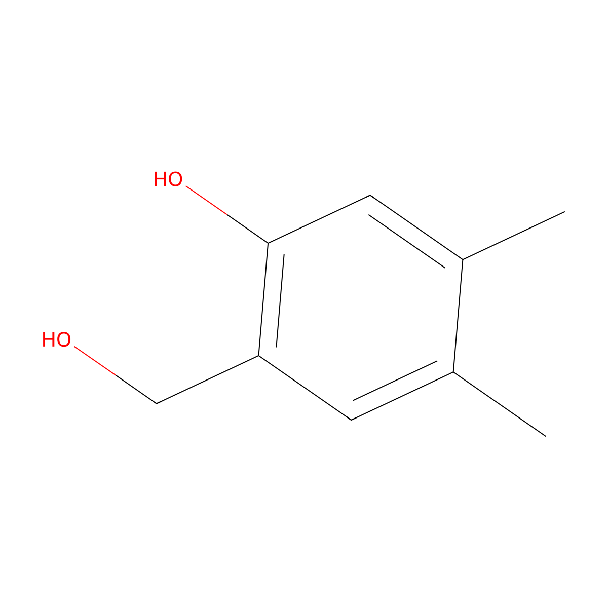 2-(Hydroxymethyl)-4,5-dimethylphenol molecular structure, CAS 10496-92-1