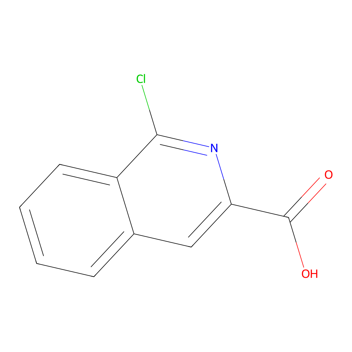1-Chloroisoquinoline-3-carboxylic acid molecular structure, CAS 1049606-80-5