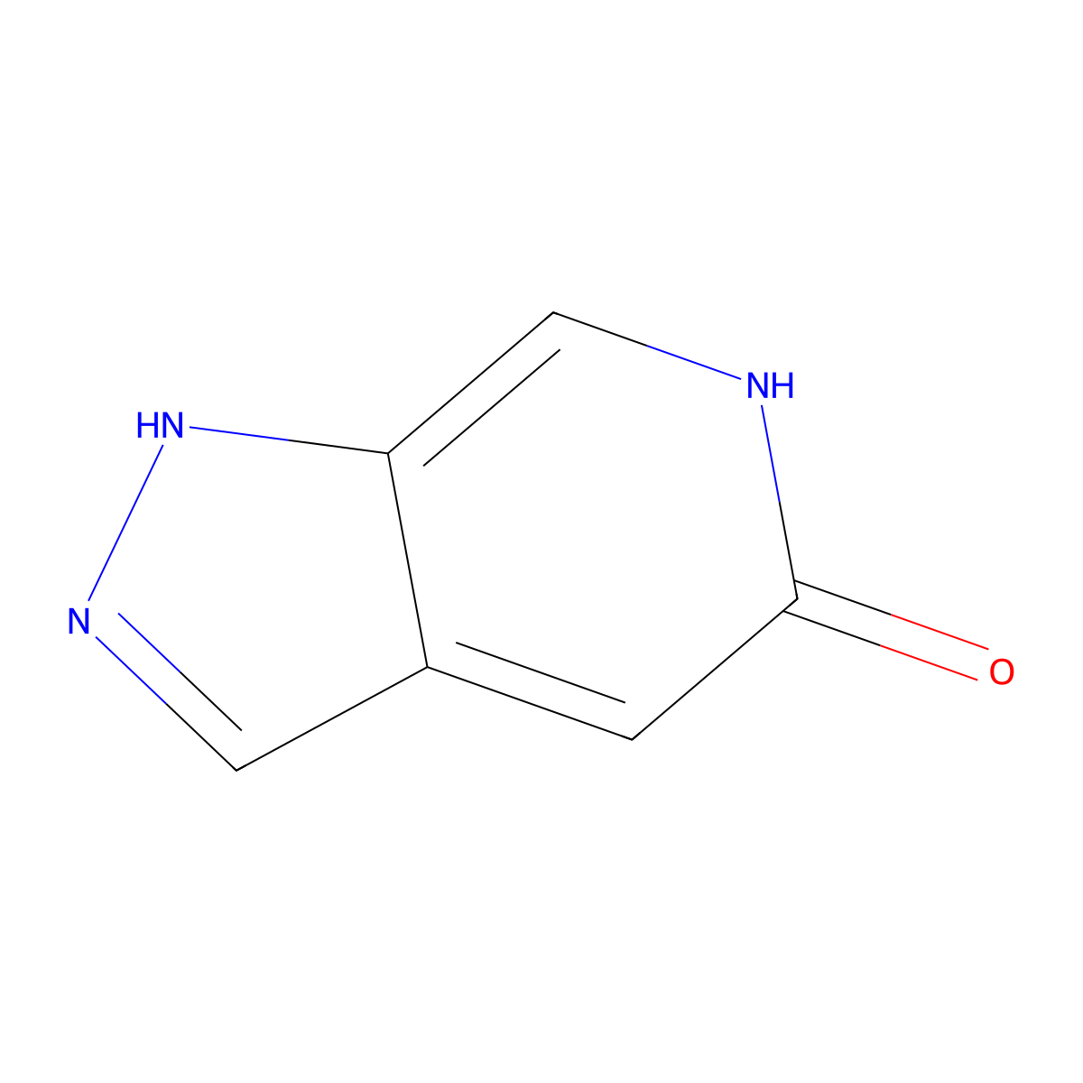 1H-Pyrazolo[3,4-c]pyridin-5(6H)-one molecular structure, CAS 1049672-77-6