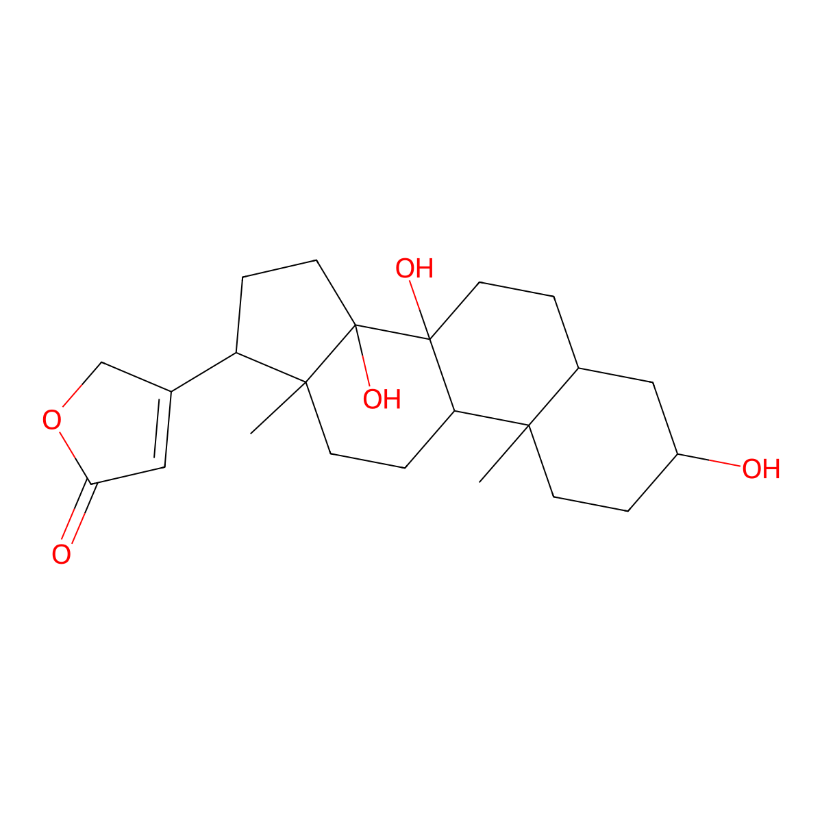 8-Hydroxydigitoxigenin molecular structure, CAS 1049674-06-7