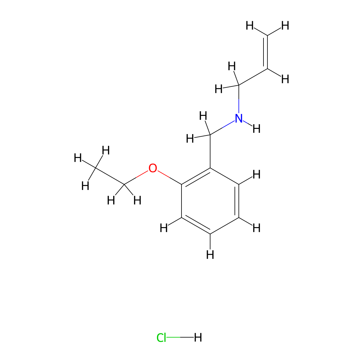 N-(2-Ethoxybenzyl)-2-propen-1-amine hydrochloride molecular structure, CAS 1049678-41-2