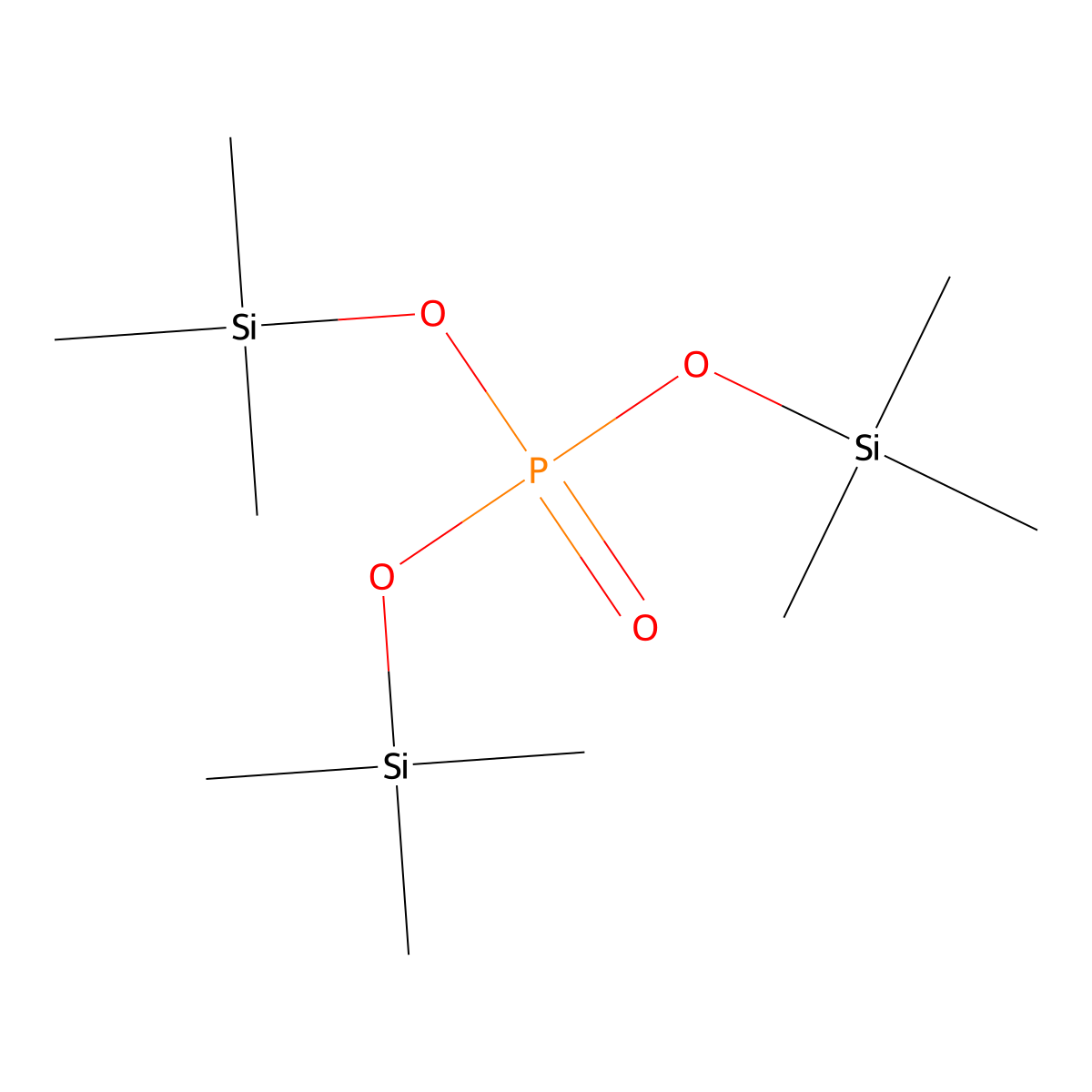Tris(trimethylsilyl) phosphate molecular structure, CAS 10497-05-9
