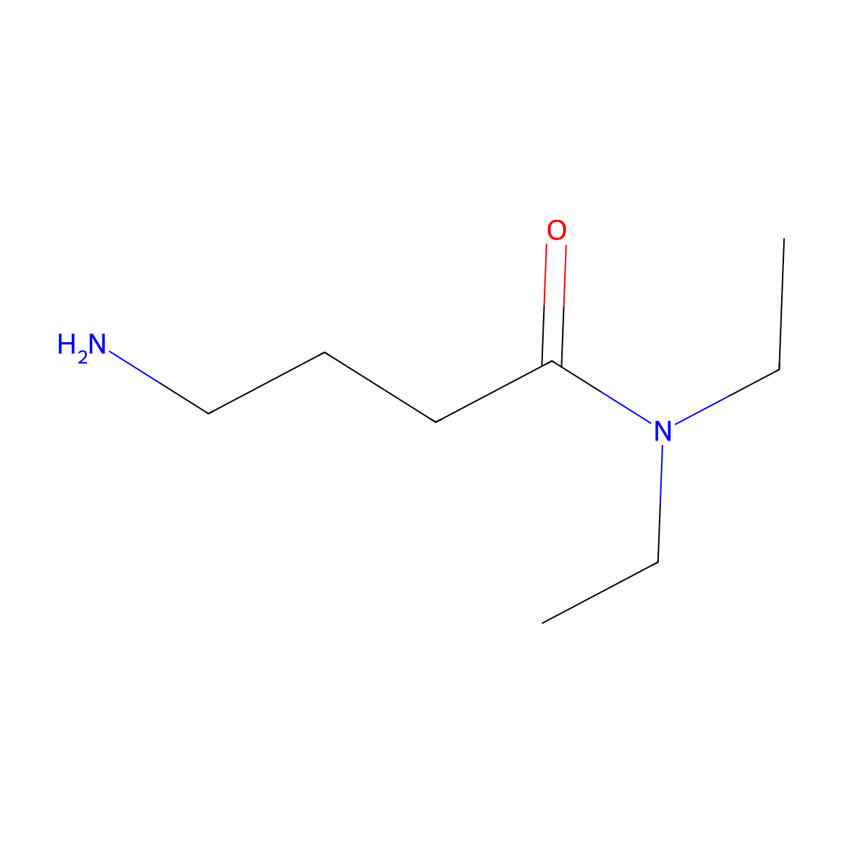 4-amino-N,N-diethylbutanamide molecular structure, CAS 104970-81-2