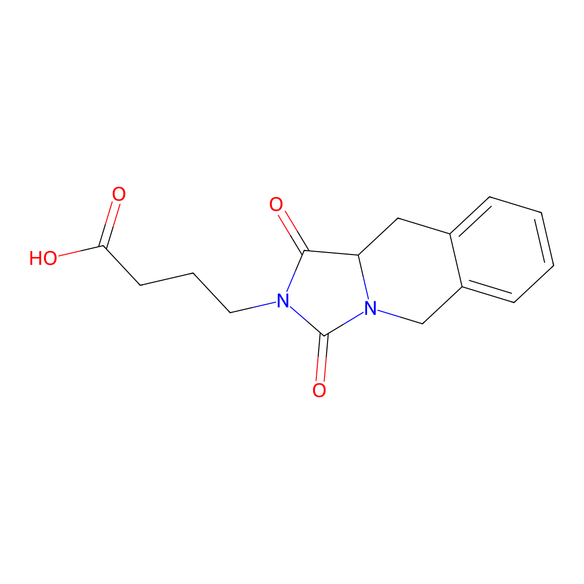 4-(1,3-dioxo-1,5,10,10a-tetrahydroimidazo[1,5-b]isoquinolin-2(3H)-yl)butanoic acid molecular structure, CAS 1049710-99-7