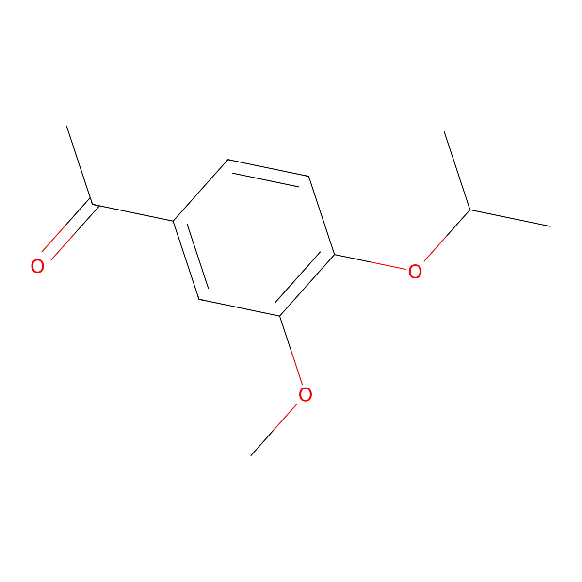 Ethanone, 1-[3-methoxy-4-(1-methylethoxy)phenyl]- molecular structure, CAS 104972-10-3