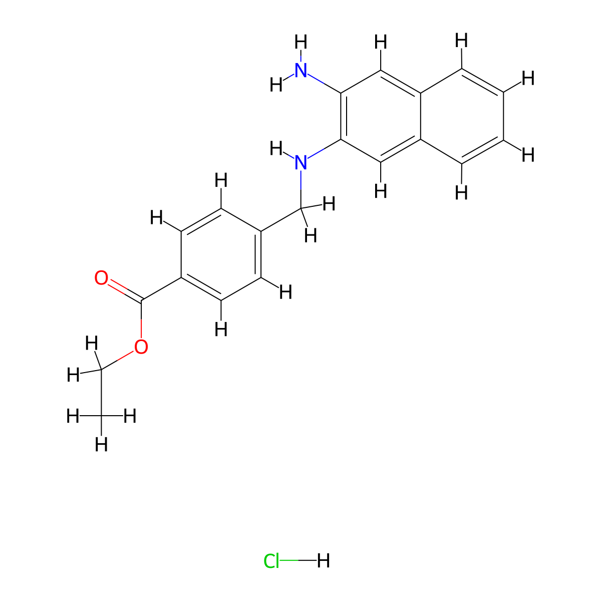 DAN-1 EE (hydrochloride) molecular structure, CAS 1049720-51-5