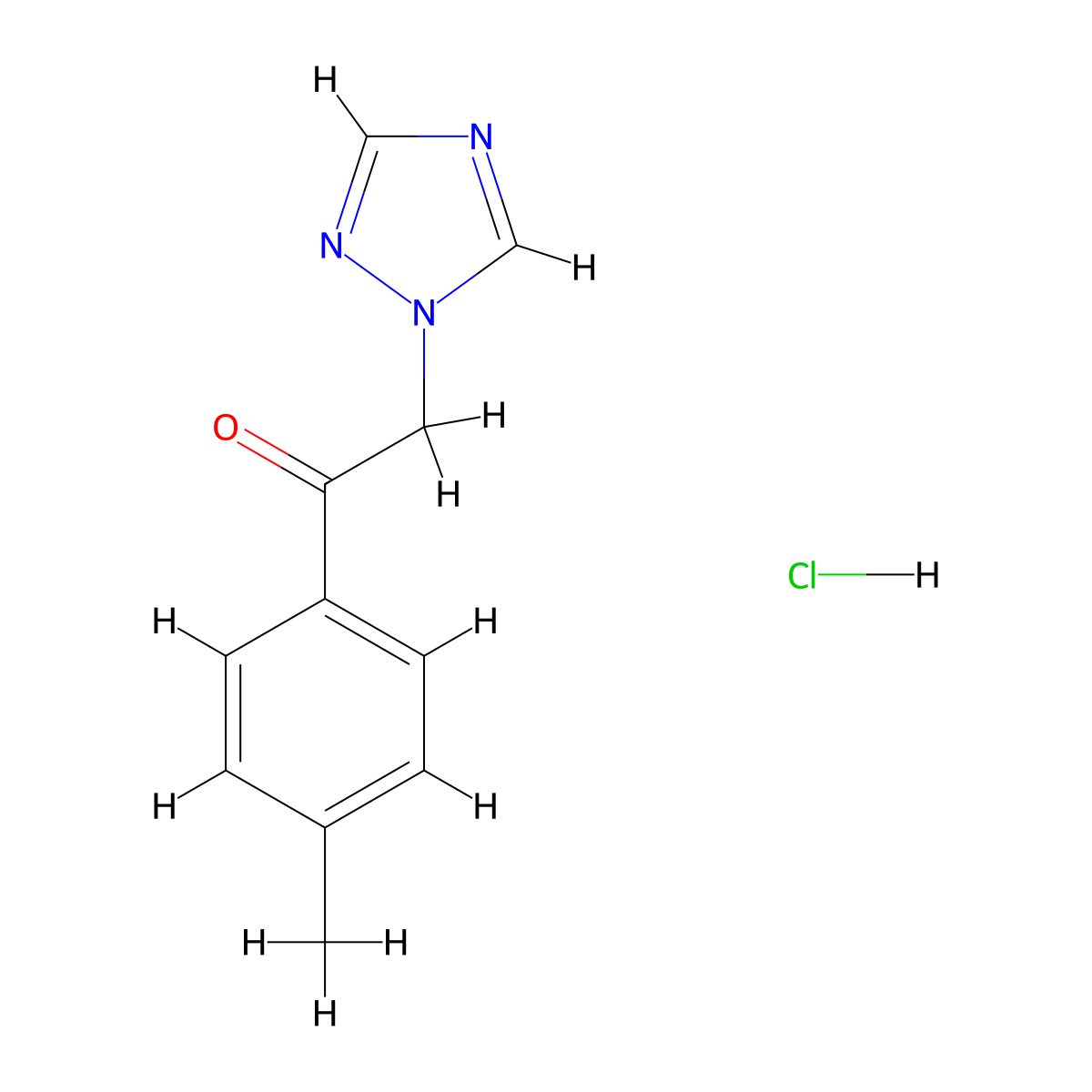 1-p-Tolyl-2-[1,2,4]triazol-1-yl-ethanone molecular structure, CAS 1049722-90-8