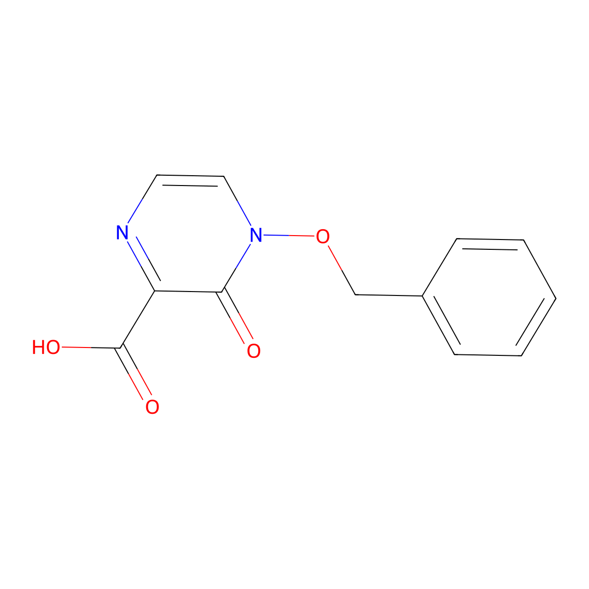 3-Oxo-4-phenylmethoxypyrazine-2-carboxylic acid molecular structure, CAS 1049730-29-1