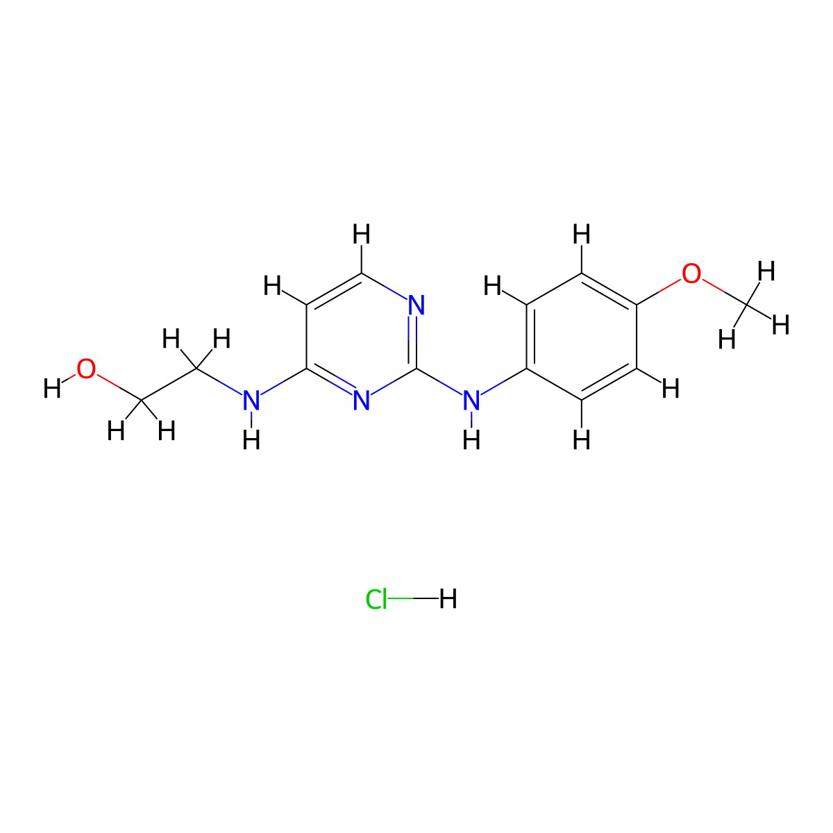 Cardiogenol C hydrochloride molecular structure, CAS 1049741-55-0