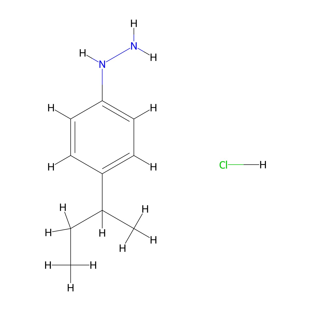 1-(4-Sec-butylphenyl)hydrazine hydrochloride molecular structure, CAS 1049748-81-3