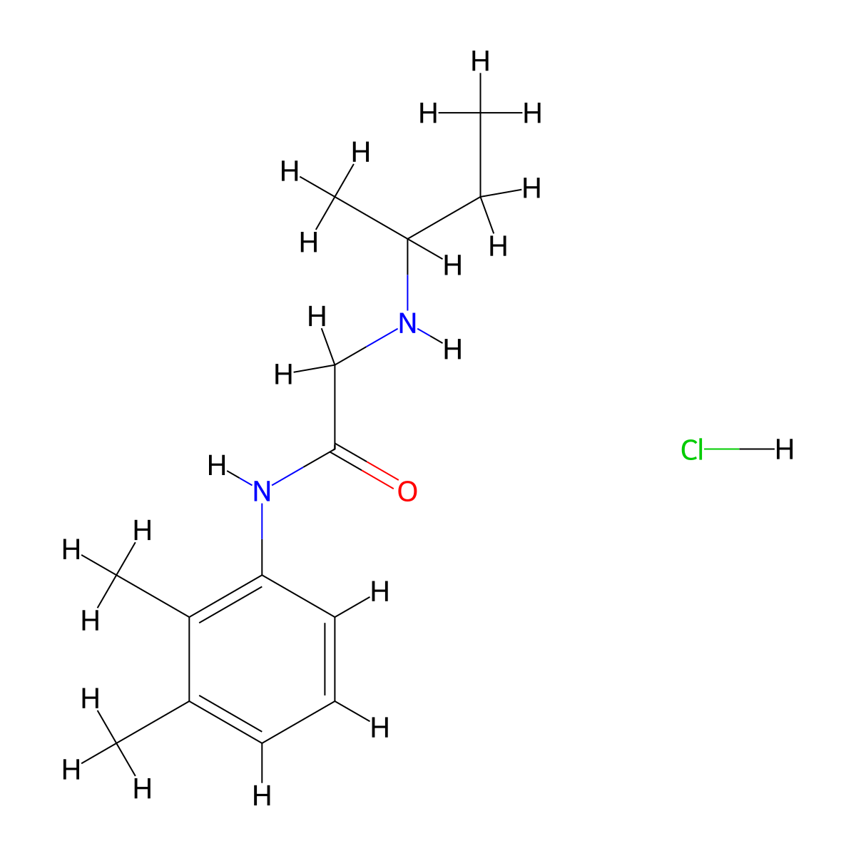 2-[(butan-2-yl)amino]-N-(2,3-dimethylphenyl)acetamide hydrochloride molecular structure, CAS 1049756-41-3