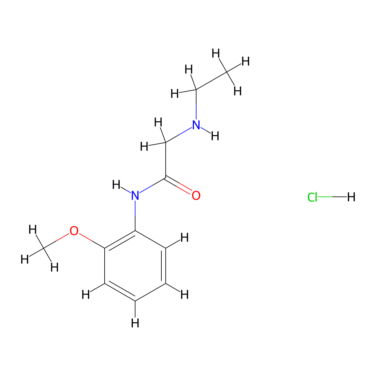 2-(ethylamino)-N-(2-methoxyphenyl)acetamide hydrochloride molecular structure, CAS 1049765-06-1