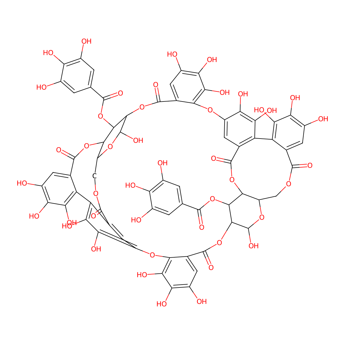 Oenothein B molecular structure, CAS 104987-36-2