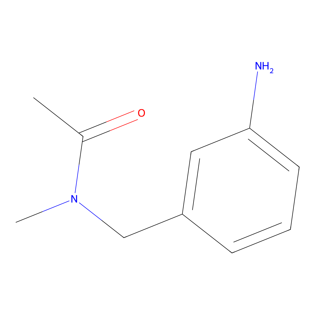 N-((3-aminophenyl)methyl)-N-methylacetamide molecular structure, CAS 1049874-33-0