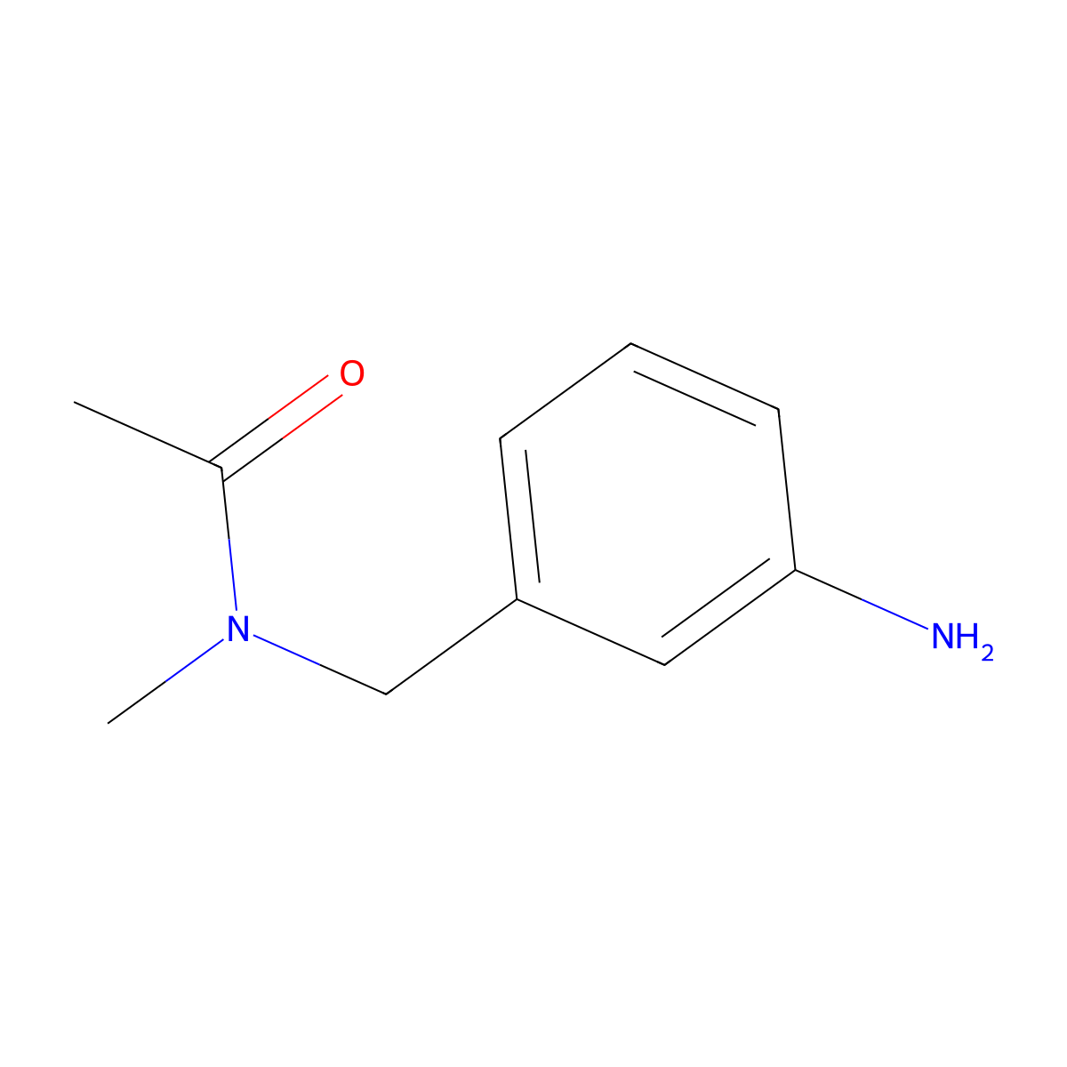 N-((3-aminophenyl)methyl)-N-methylacetamide molecular structure, CAS 1049874-33-0
